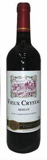 Вино Vieux  Crystal Merlot  Вьё Кристал  Мерло 750 мл