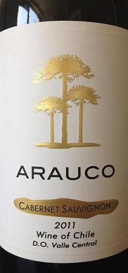 Вино  Arauco Cabernet Sauvignon  Арауко Каберне Совиньон  750 м