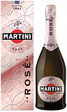 Игристое вино  Martini Rose Extra Dry  Мартини Розе Экстра Драй в подарочной упаковке 750 мл