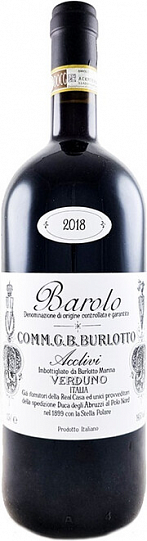 Вино G.B. Burlotto Barolo  DOCG  2018 1500 мл  14,5%
