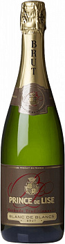Игристое вино Prince de Lise Brut Blanc de Blancs Methode Traditionnelle    2021  750 мл