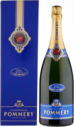 Шампанское Pommery Brut Royal Champagne AOC gift box  1500 мл