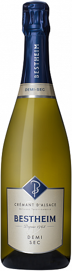 Игристое вино Bestheim Crémant d'Alsace AOC  Demi Sec white  750 мл