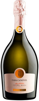 Игристое вино  Casa Canevel Cuvee Rosa Extra Dry    2019 750 мл