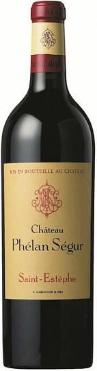 Вино Chateau Phelan Segur Saint-Estephe AOC 2015 750 мл 12,5%