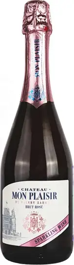 Игристое вино  Chateau Mon Plaisir   Brut Rose  750 мл  13,5%