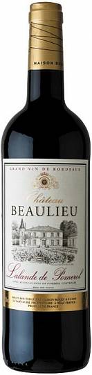 Вино Chateau Beaulieu Rouge  AOC   750 мл