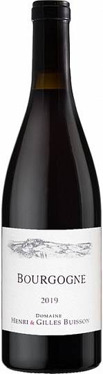 Вино Domaine Henri & Gilles Buisson  Bourgogne Rouge AOC   2019 750 мл