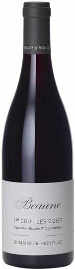 Вино Domaine de Montille  Les Sizies Beaune Premier Cru AOC  2018 750 мл