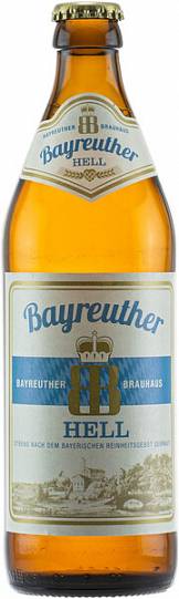 Пиво Bayreuther Hell 500 мл