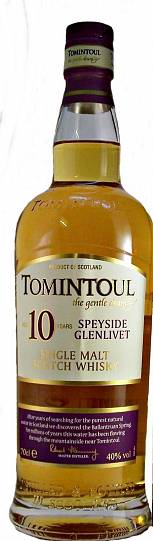 Виски Tomintoul Speyside Glenlivet 10 yo   700 мл