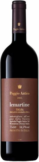Вино  Poggio Antico  Lemartine    2017 750 мл