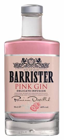 Джин Barrister Pink Gin  Кошерный   700 мл