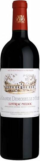 Вино "La Grande Demoiselle d'Hosten", Listrac-Medoc AOC, "Ла Гран