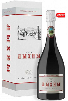 Вино игристое "Лыхны" белое БРЮТ,  алк.12,0%  750 мл