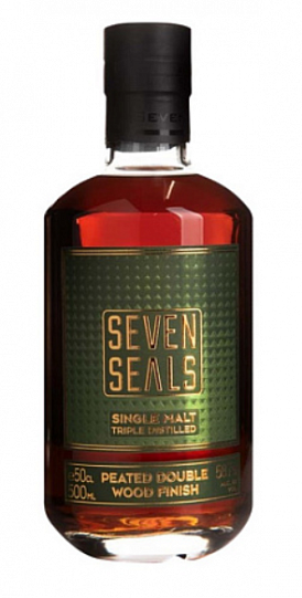 Виски Seven Seals Double Wood Finish Cask Proof Single Malt Whisky 500 мл