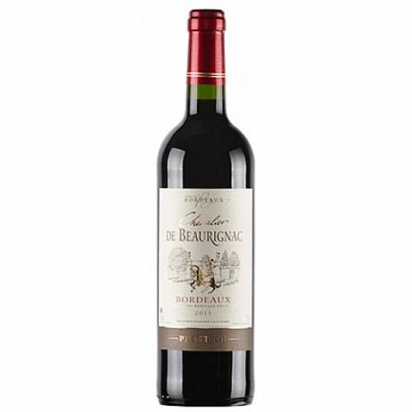Вино Chevalier De Beaurignac AOC Bordeeaux Red  750 мл
