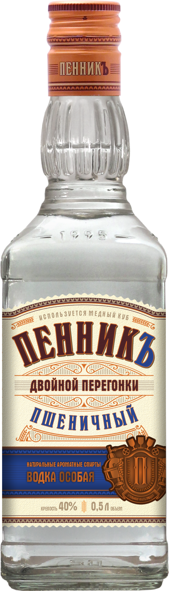 Водка Пенник Двойной Перегонки Пшеничный  500 мл