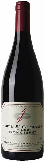Вино Domaine Jean Grivot Nuits-St-Georges 1-er Cru Les Roncieres  2009 750 мл 13%