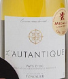 Вино Foncalieu L'Autantique  Sauvignon   Фонкалье  Л’Отантик Совиньон Блан  2020 750 мл