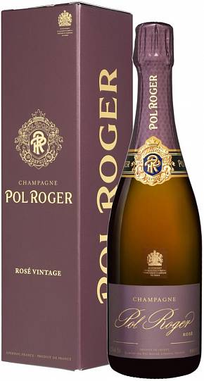 Игристое вино Pol Roger Brut Rose gift box  Поль Роже  Брют Роз