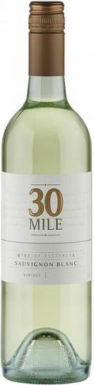 Вино  30 Mile  Sauvignon Blanc  30 Майл  Совиньон Блан 2021  750 мл 
