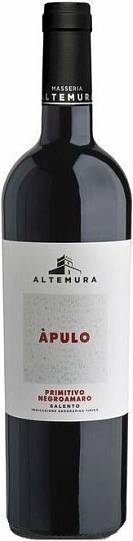 Вино  Masseria Altemura   Apulo Rosso   2019  750 мл