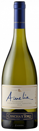 Вино Concha y Toro Amelia Chardonnay  2017 750 мл