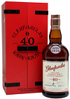 Виски Glenfarclas 40 years Гленфарклас 40 лет выдержки в деревянной коробке  700 мл