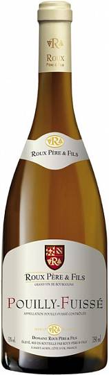 Вино Domaine Roux Pere & Fils  Pouilly-Fuisse АОC   2018  750 мл