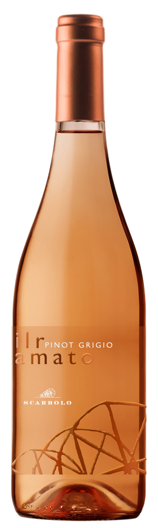 Вино  Scarbolo Pinot Grigio  Ilramato  2020  750 мл