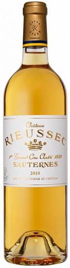 Вино Chateau Rieussec Sauternes AOC 1-er Grand Cru Classe  2010  750 мл