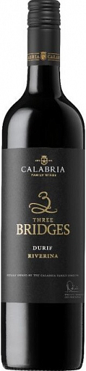 Вино Calabria  Three Bridges Durif    2019  750 мл  14,5%