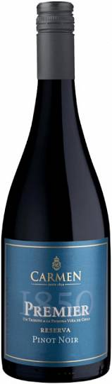 Вино Carmen Premier 1850 Reserva Pinot Noir  2018 750 мл 