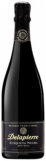 Игристое вино  Cava Delapierre Etiqueta Negra  Semi Seco   750 мл