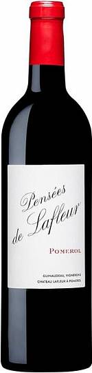 Вино Pensees de Lafleur  Pomerol AOC Панси де Лафлер  2014 750 мл