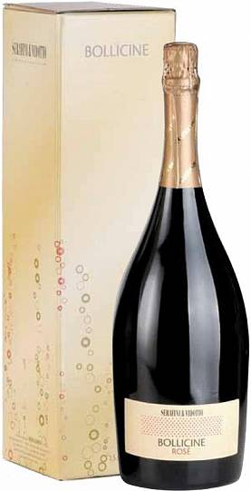 Вино Serafini & Vidotto  "Bollicine Rose"  gift box  750 мл