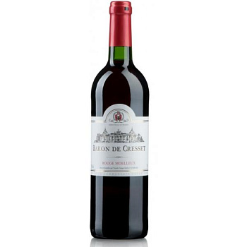 Вино Francois Martenot  Baron de Cresset red semi sweet  750 мл