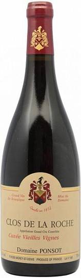 Вино Domaine Ponsot  Clos de la Roche Grand Cru Cuvee Vieilles Vignes 2015 750 мл 13