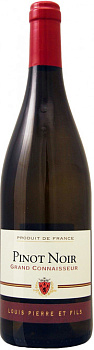 Вино Louis Pierre et Fils, Pinot Noir Grand Connaisseur  Луи Пьерр э Фис, Пино Нуар Гран Конисор 2019   750 мл