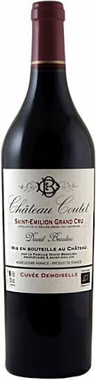 Вино Saint-Emilion Grand Cru АОС Chateau Coutet Cuvee Demoiselle 2018 13.5% 750мл