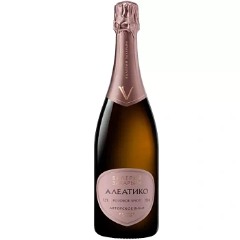Игристе вино  Валерия Захарьина  Алеатико Авторское розовое брют   750 мл 11,5%