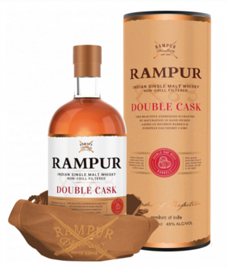 Виски Rampur Double Cask в подарочной упаковке 700 мл