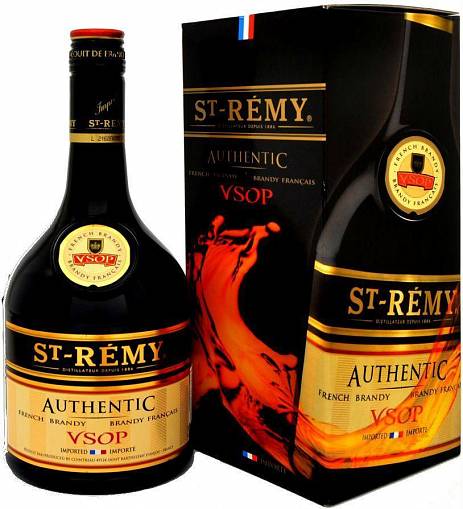 Бренди Saint-Remy Authentic VSOP gift in box  700 мл
