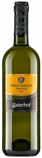Вино GAIERHOF "Pinot Bianco" Trentino DOC  2017 750 мл