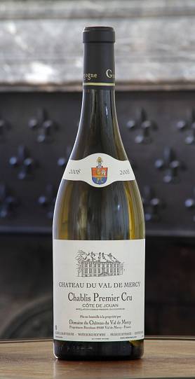 Вино Château du Val de Mercy Chablis Premier Cru Côte de Jouan 2020 750 мл 13,5%