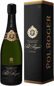 Шампанское Pol Roger  Brut Vintage   2012  gift box 750 мл