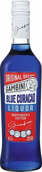 Ликер   Gambini   Blue Curacao  500  мл 23%