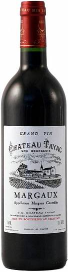 Вино Chateau Tayac Cru Bourgeois Margaux AOC  2016 750 мл
