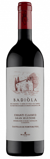 Вино Chianti Classico Gran Selezione Castello Fonterutoli Badiola 750 ml 2017 13.5%